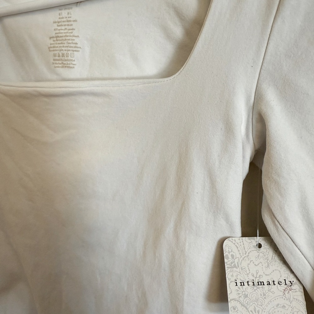 Free People Intimately square neck crop top